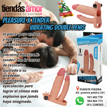 Pleasure X Tender Vibrating Double Penis whatsapp 921 682 770- 969 889 888